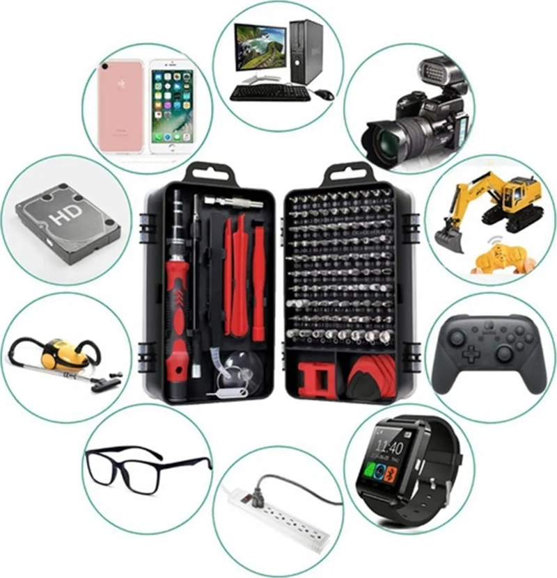 KIT DE DESARMADOR HERRAMIENTAS REPARO PRECISION PC 115 EN 1 - 2