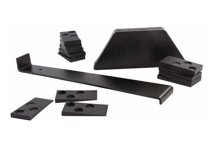 KIT INSTALACION PISO FLOTANTE LAMINADO DE MADERA PROFESIONAL COLOR NEGRO - 2