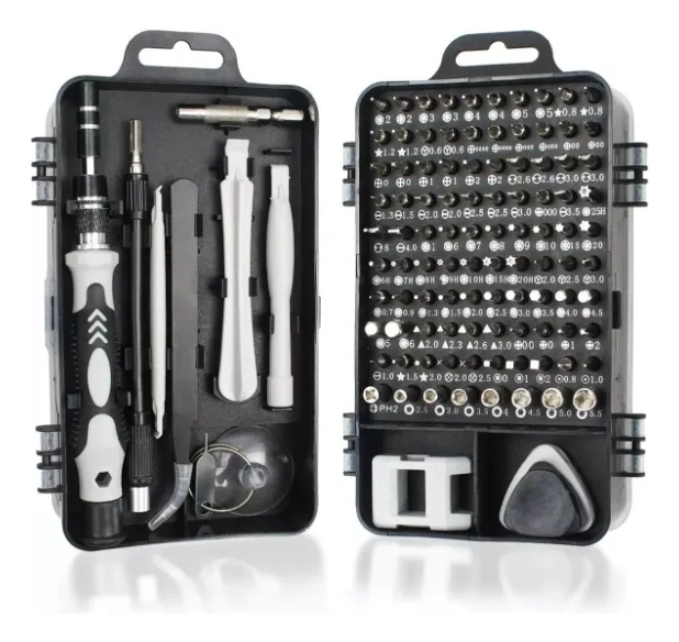JUEGO DESTORNILLADORES DE PRECISION MAGNETICOS SET 115 EN 1 - 3
