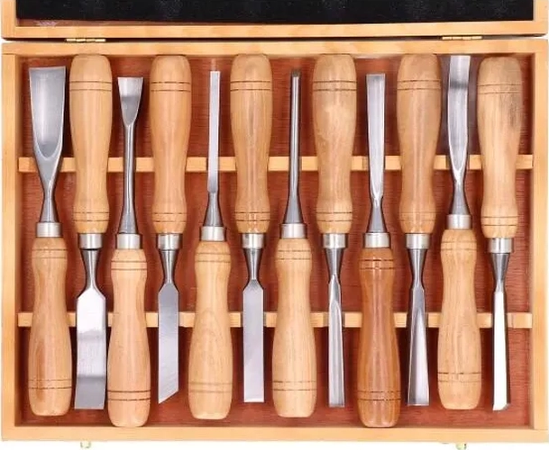 GUBIAS PARA TALLADO DE MADERA - PACK DE 12 HERRAMIENTAS - 3