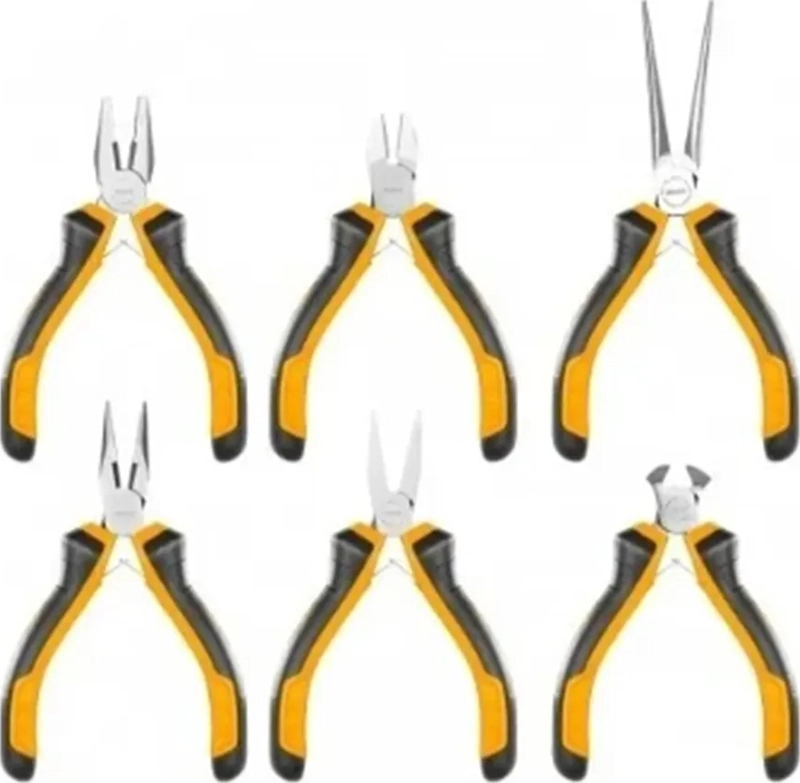 KIT SET JUEGO DE MINI ALICATE 6 PIEZAS INGCO HMPS06115 - 2