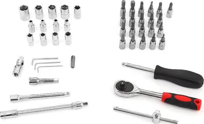 CONJUNTO DE HERRAMIENTAS DE REPARACION 46 UN. 1/4 PULGADA - 1