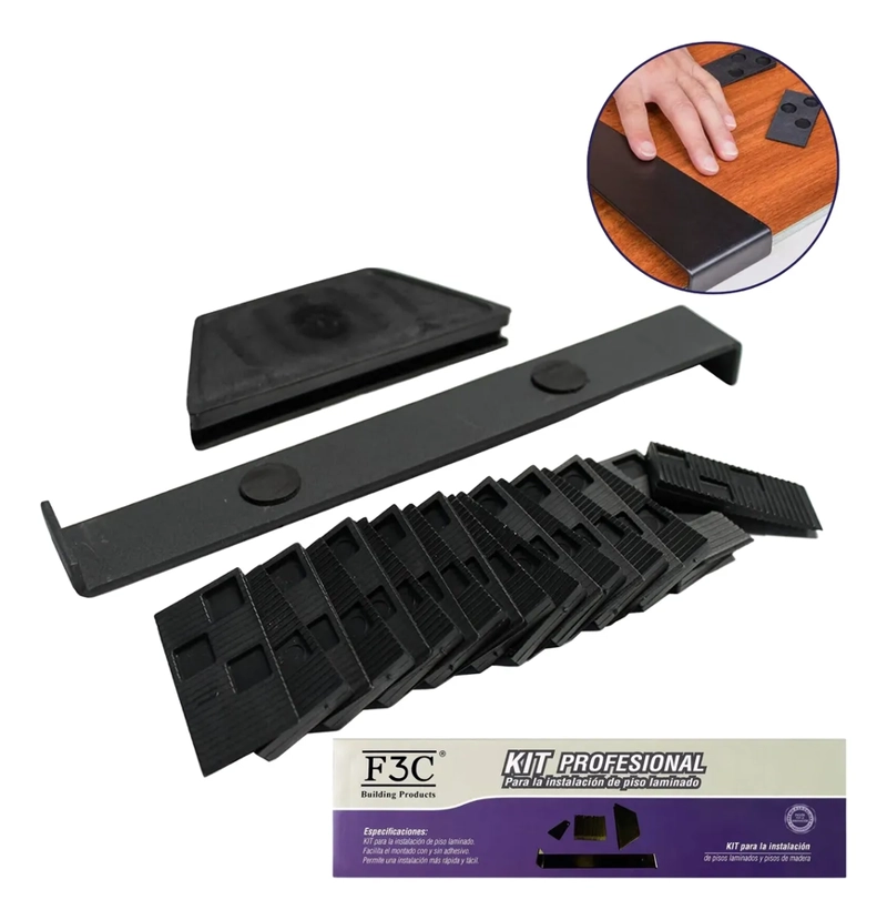 KIT INSTALACION PISO FLOTANTE PROFESIONAL - 1