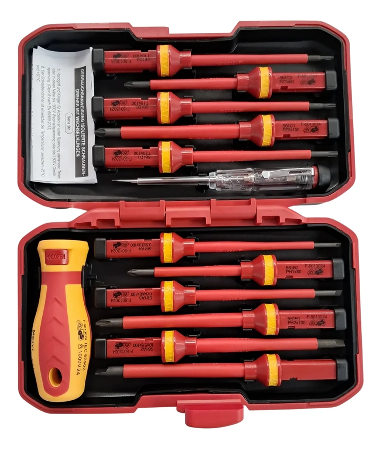KIT DESATORNILLADORES AISLADOS 1000V BEKAM - 1