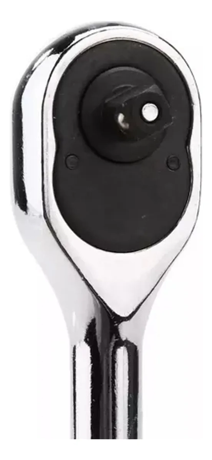 LLAVE CHICHARRA 1/2 PULGADA CROMO VANADIO PARA DADOS COLOR PLATEADO - 1
