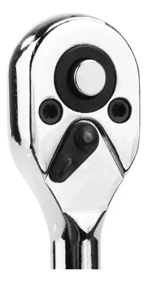 LLAVE CHICHARRA 1/2 PULGADA CROMO VANADIO PARA DADOS COLOR PLATEADO - 2