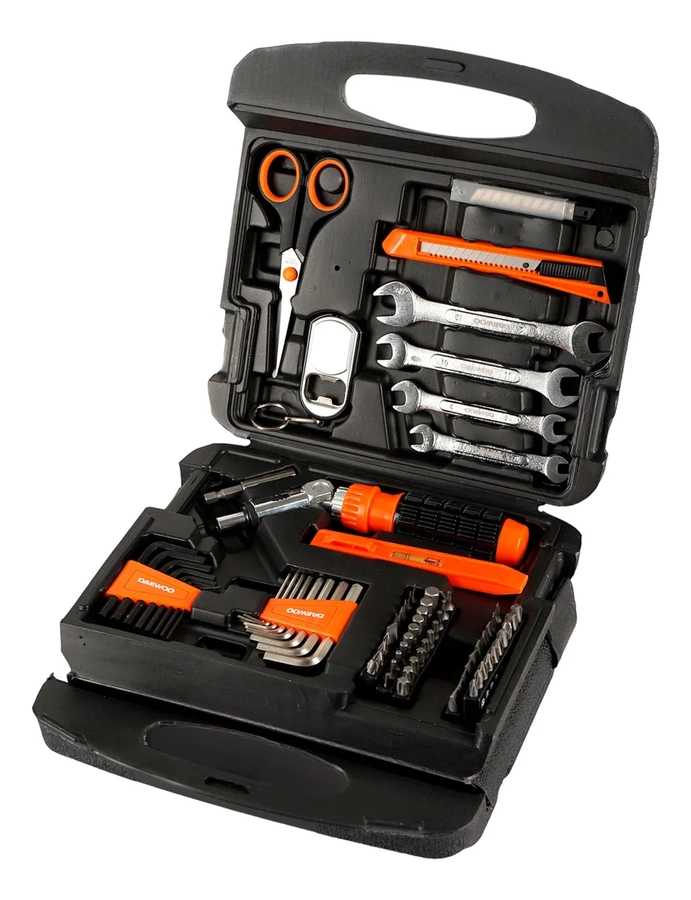 SET DE HERRAMIENTAS MANUALES 189 PZAS DAEWOO + MALETIN DW189 - 1