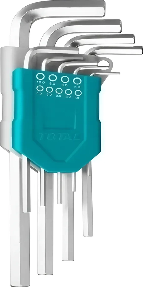 JUEGO 9 LLAVES ALLEN HEXAGONALES 1.5-10MM TOTAL THT106191 - 2