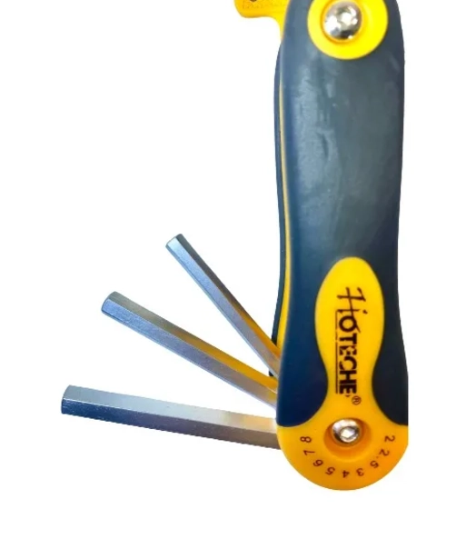 SET LLAVES TORX ESTRELLA 8 PIEZAS T9-T40 INGCO TIPO LLAVERO - 1