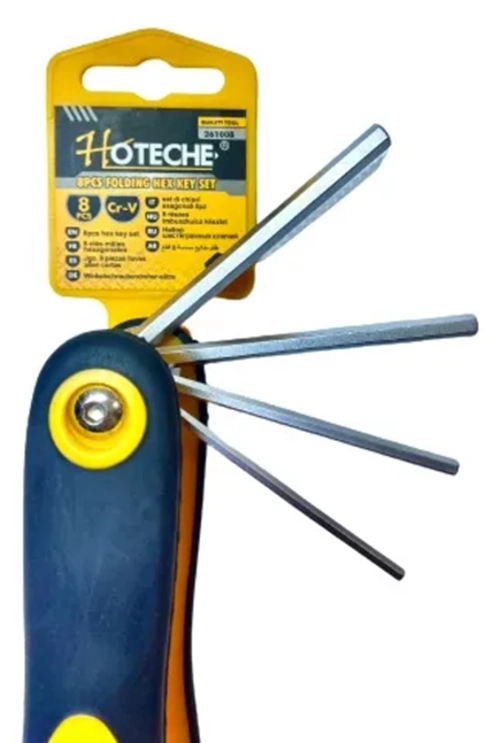 SET LLAVES TORX ESTRELLA 8 PIEZAS T9-T40 INGCO TIPO LLAVERO - 2