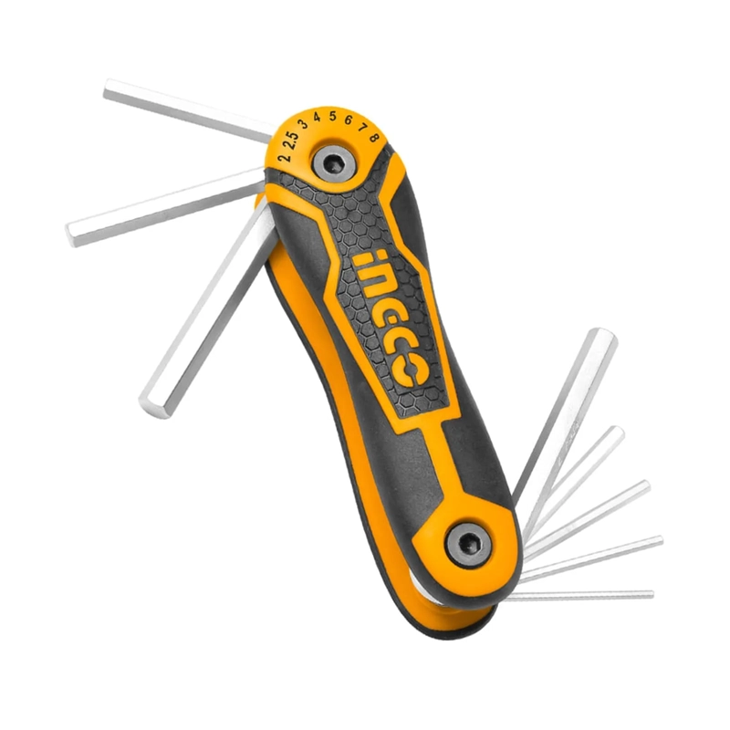 SET LLAVES TORX ESTRELLA 8 PIEZAS T9-T40 INGCO TIPO LLAVERO - 3