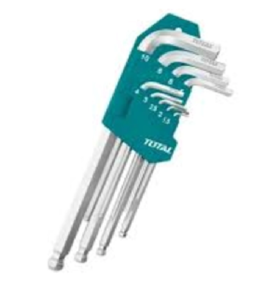 JUEGO LLAVES ALLEN ESTRELLA TORX 9 PIEZAS TOTAL THT106391 - 2