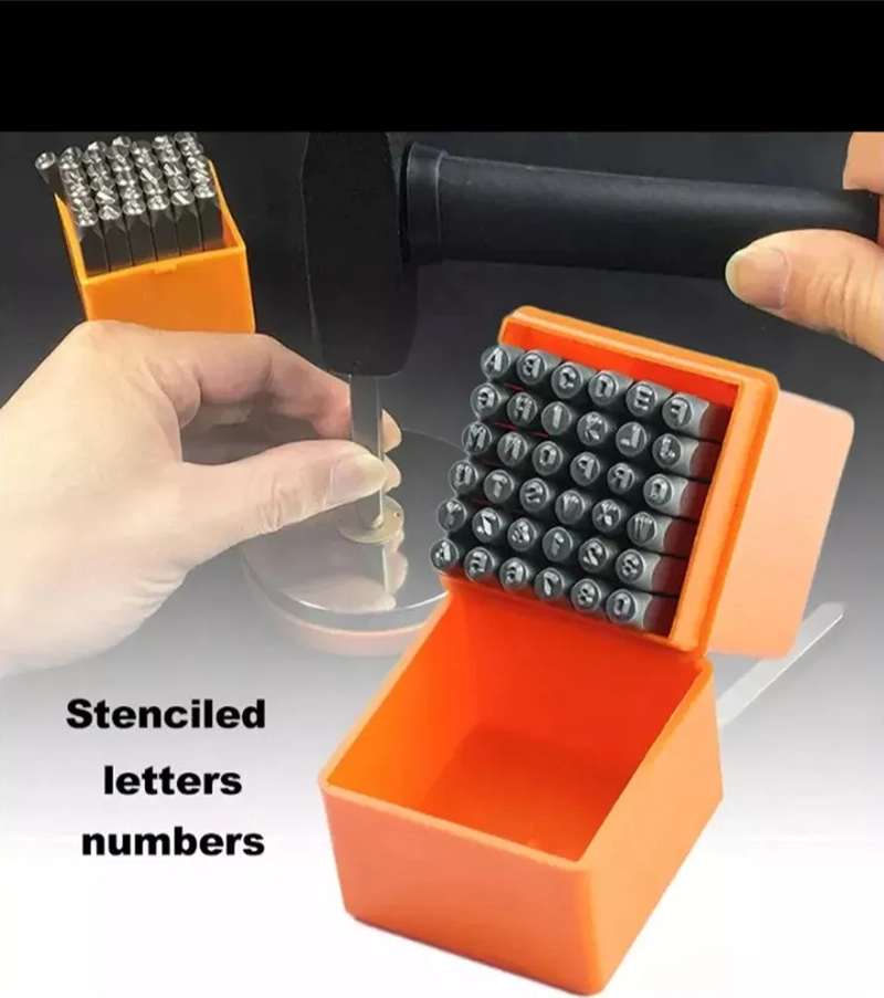 LETRAS Y NUMEROS DE GOLPE - 6MM MECANICA TMK - 1
