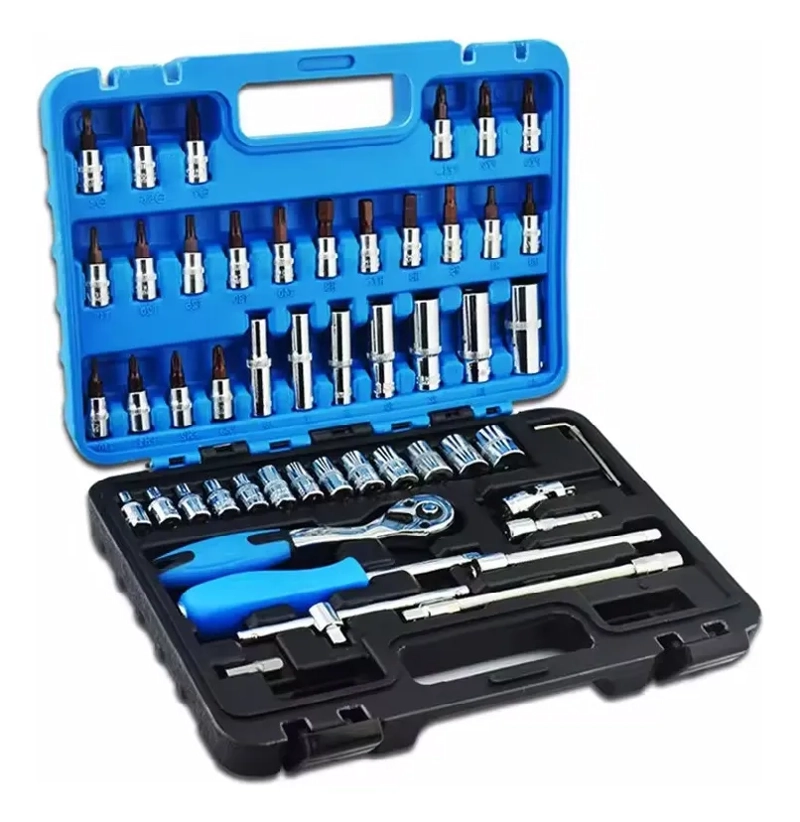 SET DE HERRAMIENTAS 53PCS / DADOS / CHICHARRA 1/4 ACCESORIOS - 1