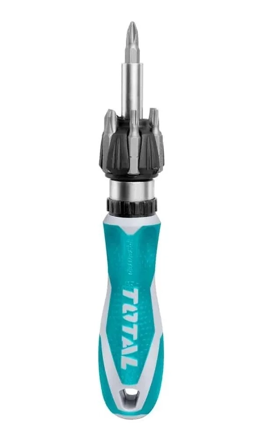 DESTORNILLADOR RATCHET 8 EN 1 TOTAL TACSDS1726 - 2