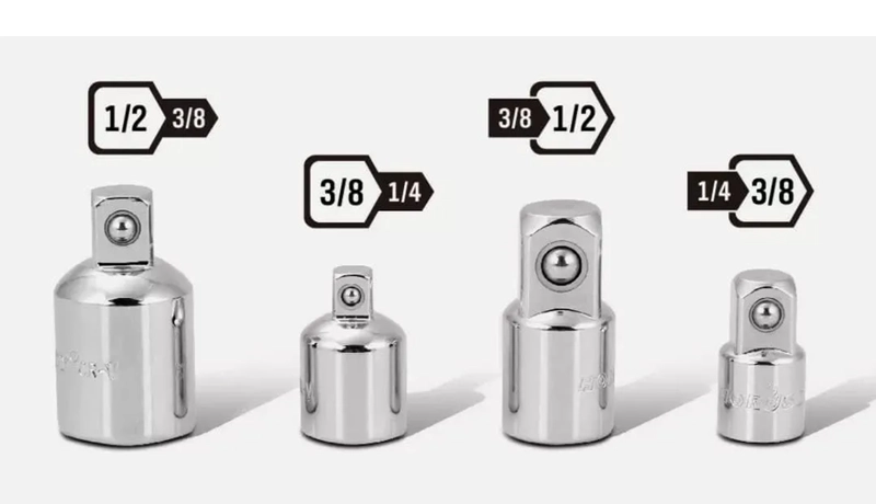 JUEGO DE ADAPTADORES PARA DADOS 4 PIEZAS (VI-0380) GRIS - 2