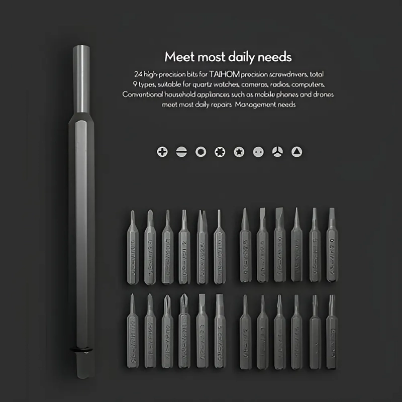 JUEGO DE DESTORNILLADORES DE PRECISION FANCY 24 EN 1, MINI K - 2