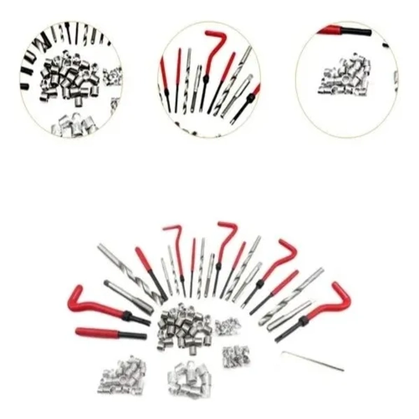 KIT DE HERRAMIENTAS COMBINADAS GENERICA 131 PIEZAS ROJO - 2