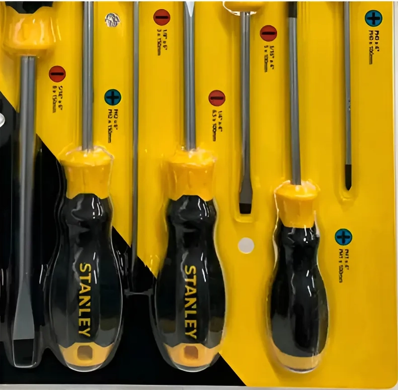 JUEGO DE DESTORNILLADORES 8 PZS STANLEY PROFESIONAL -TO - 2