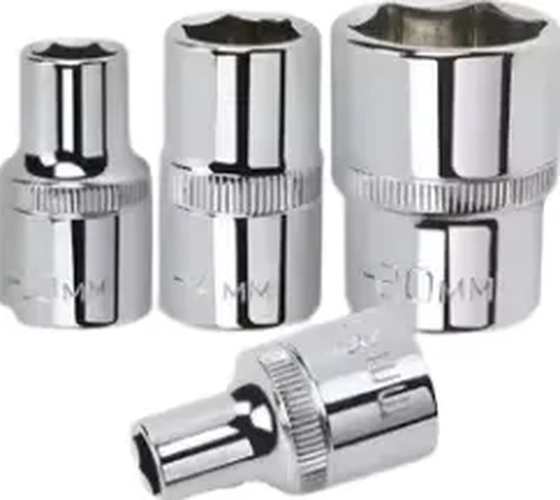 DADO []1/2'' DE 24 MM. HEXAGONAL (54524), FORCE  COLOR PLATEADO - 2