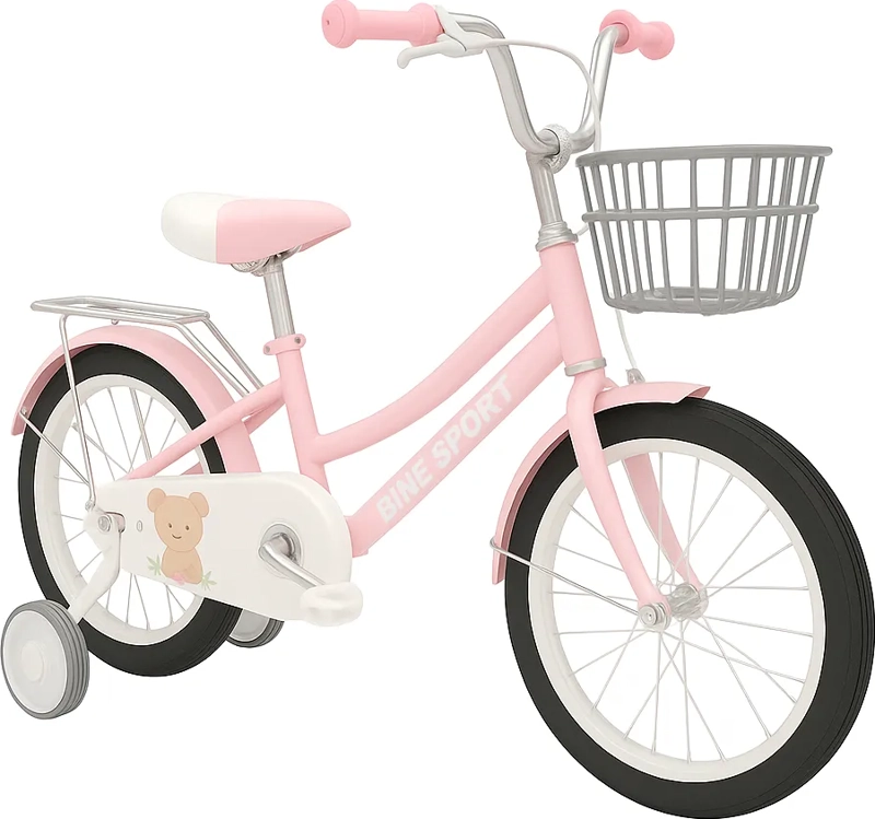 BICICLETA ARO 16 CON CANASTO PARA NIÑAS ESTILO CLASICO - 2