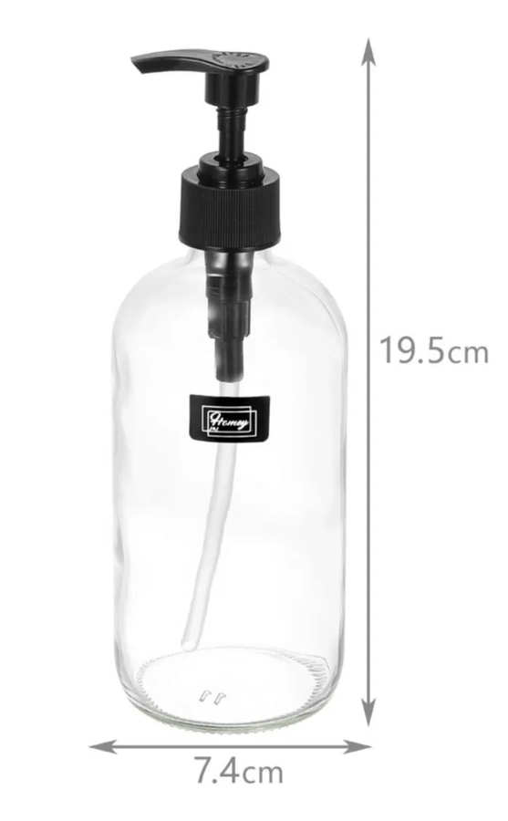 DISPENSADOR DE JABON, VIDRIO - 1