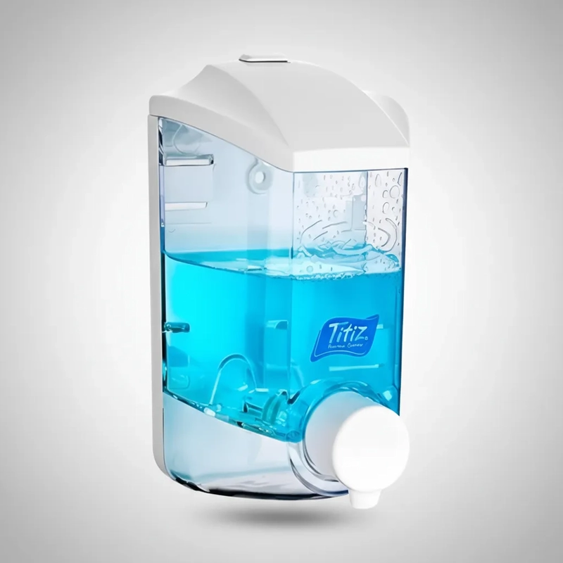 DISPENSADOR ALCOHOL GEL - JABON LIQUIDO 1000ML(1LITRO) TITIZ - 3