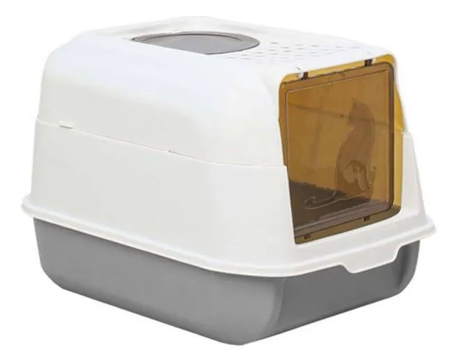ARENERO DE CUPULA CERRADO PARA GATOS - 2EN1 BAÑO XL - 1
