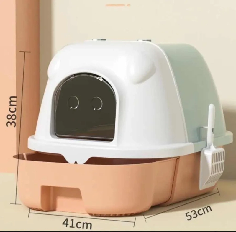 ARENERO PARA GATOS CERRADO GRANDES BAÑO DE MASCOTAS XL - 2