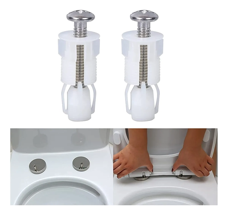 2X TORNILLOS DE ASIENTO DE INODORO, JUEGO DE TORNILLOS - 2