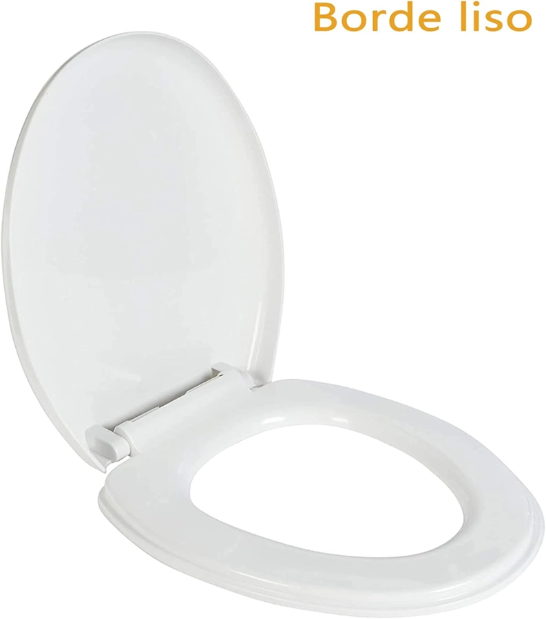 ASIENTO CIERRE SUAVE/LENTO (TAPA) WC FUSCHER BLANCO - 2