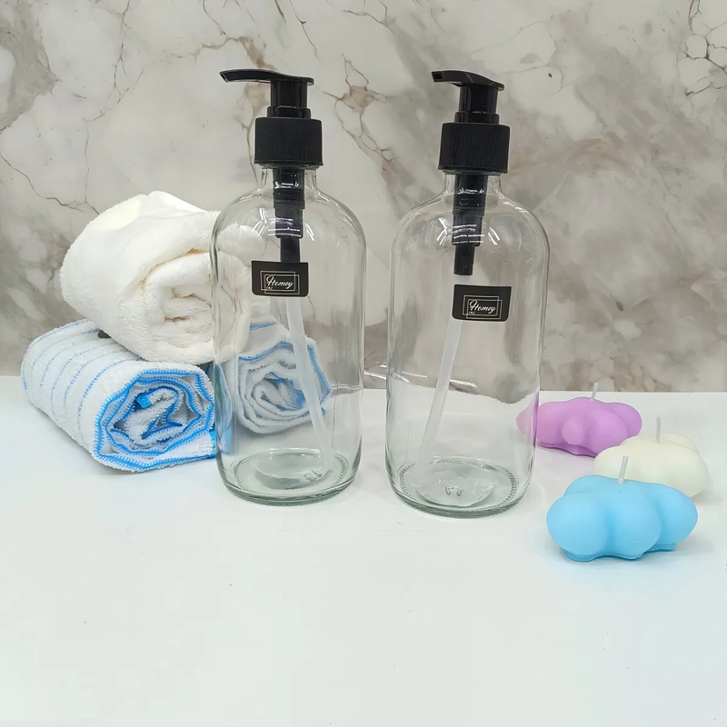 DISPENSADOR DE JABON, VIDRIO COLOR MOD 92 - 1