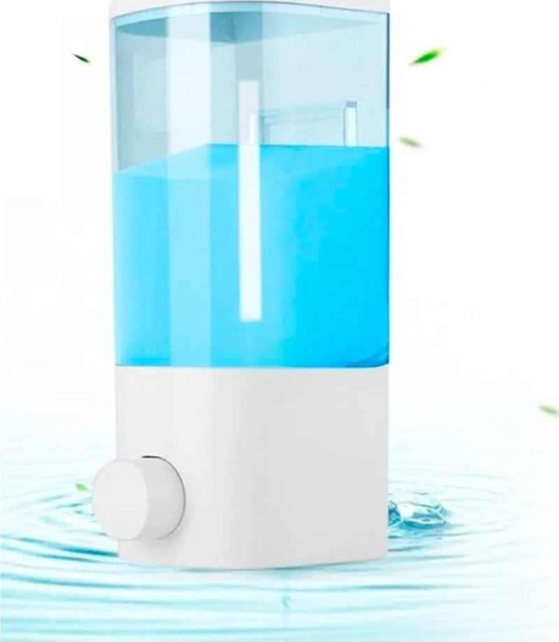 DISPENSADOR DE JABON BLANCO SIMPLE 500CC COLOR BLANCO - 1