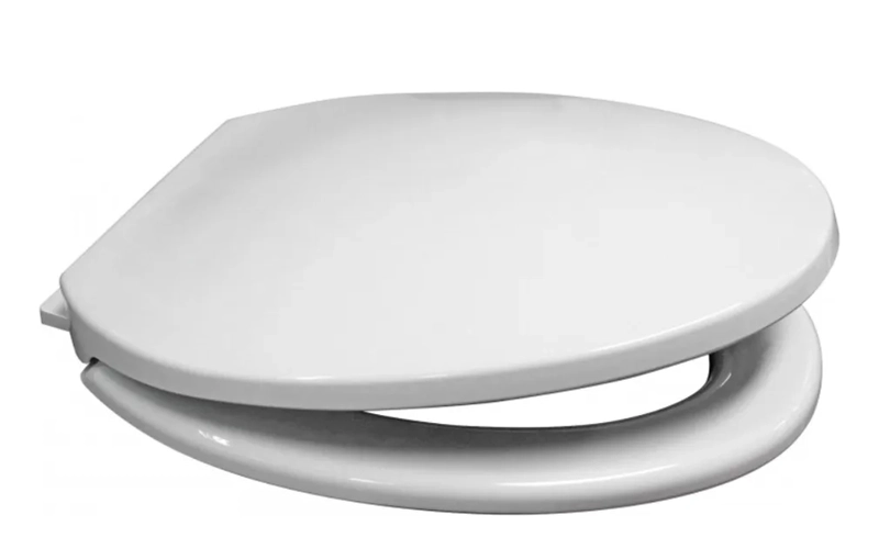 ASIENTO ELONGADO REFORZADO WC BLANCO CIERRE SUAVE - TAPAS WC - 2