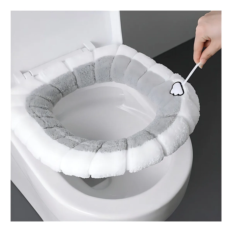 PACK 4 CUBIERTAS INODORO WC TIPO O UNIVERSAL LAVABLE TE RMICO COLOR 4 COLORES - 6
