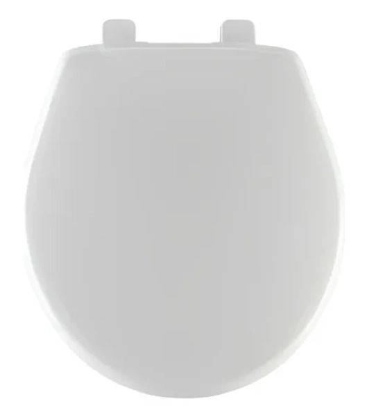 ASIENTO PLASTICO REDONDO ARO ABIERTO SLOW CLOSE - BEMIS COLOR BLANCO - 1