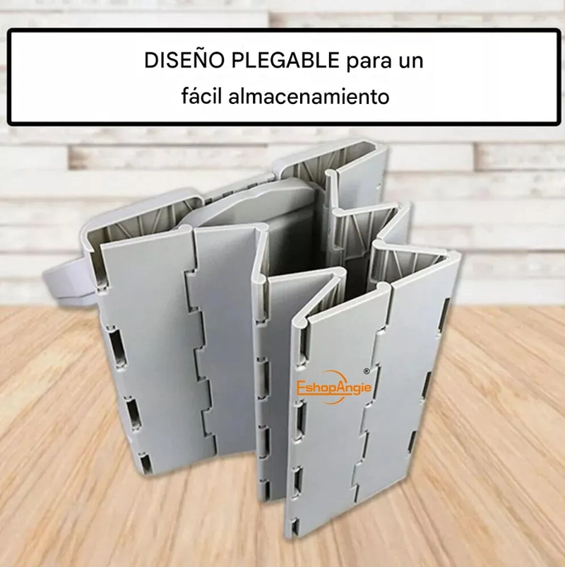 INODORO PORTATIL BAÑO PLEGABLE PARA CAMPING - 3