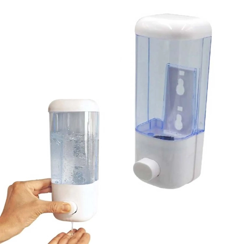 DISPENSADOR DE JABON LIQUIDO ALCOHOL GEL BLANCO - 2