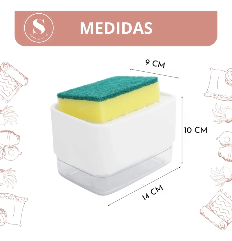 DISPENSADOR DE LAVA LOZAS PARA LA COCINA - 1