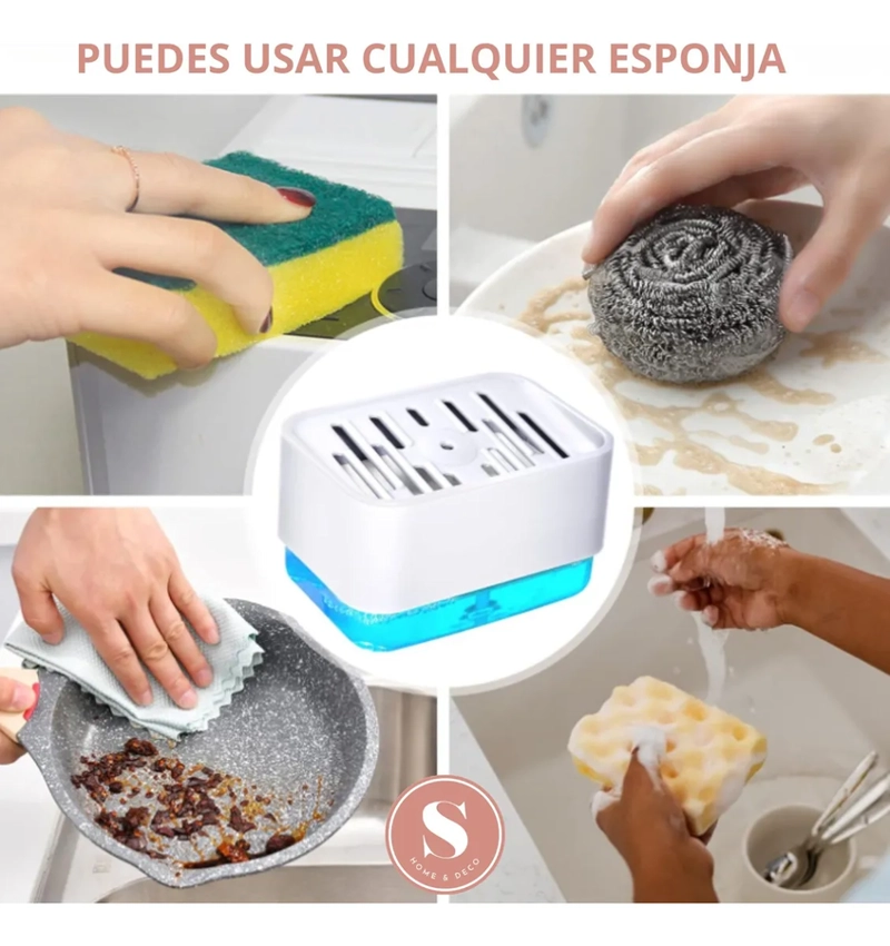 DISPENSADOR DE LAVA LOZAS PARA LA COCINA - 3