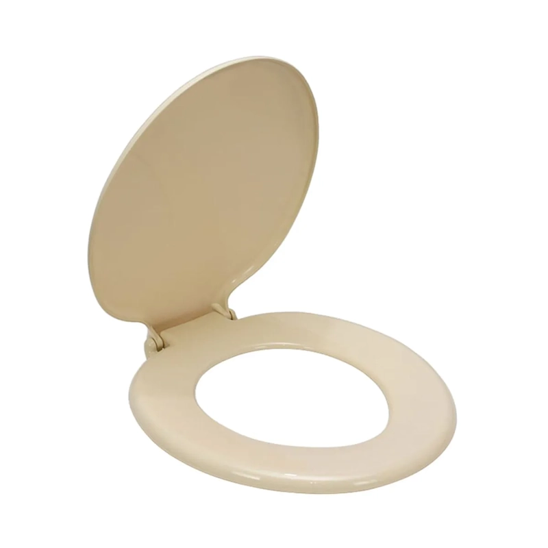 ASIENTO PLASTICO REDONDO ANTIBACTERIAL COLOR BONE - BEMIS - 2