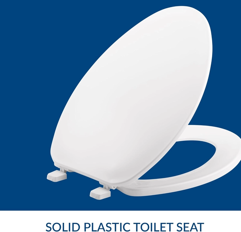 TAPA WC PLASTICA BLANCA UNIVERSAL REDONDA FANALOZA COLOR BLANCO - 3