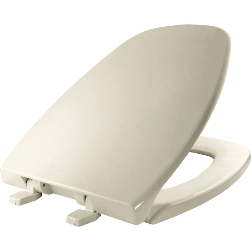 ASIENTO WC PARA MALLORCA MADERA - BEMIS 580CHAR CUADRADA BLANCO - 1
