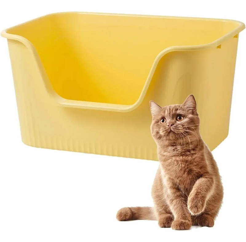 ARENERO EXTRA GRANDE CAJA SANITARIA HIGIE NICO GATOS MASCOTAS GRIS - 1