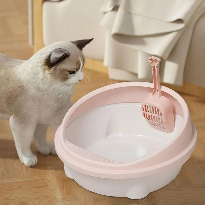 ARENERO PARA GATOS CERRADO BAÑO PARA MASCOTAS 40 X 52 X 39 GRIS - 2