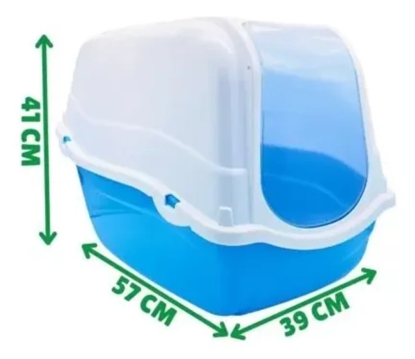 ARENERO PARA GATOS BAÑO SANITARIO CUPULA CERRADO DE GATO XL - 2