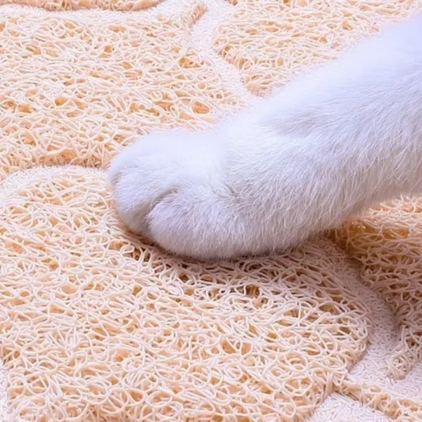 ALFOMBRA SANITARIA PARA ARENERO MAT TAPETE GATO 57X37 GRIS - 5