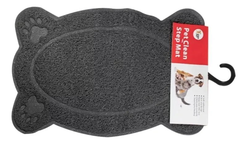 ALFOMBRA SANITARIA PARA ARENERO CON FORMA DE HUESO GATO - 2