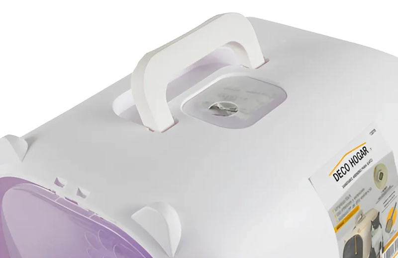 ARENERO SANITARIO PARA GATO CERRADO CON PALA COLOR VIOLETA - 2