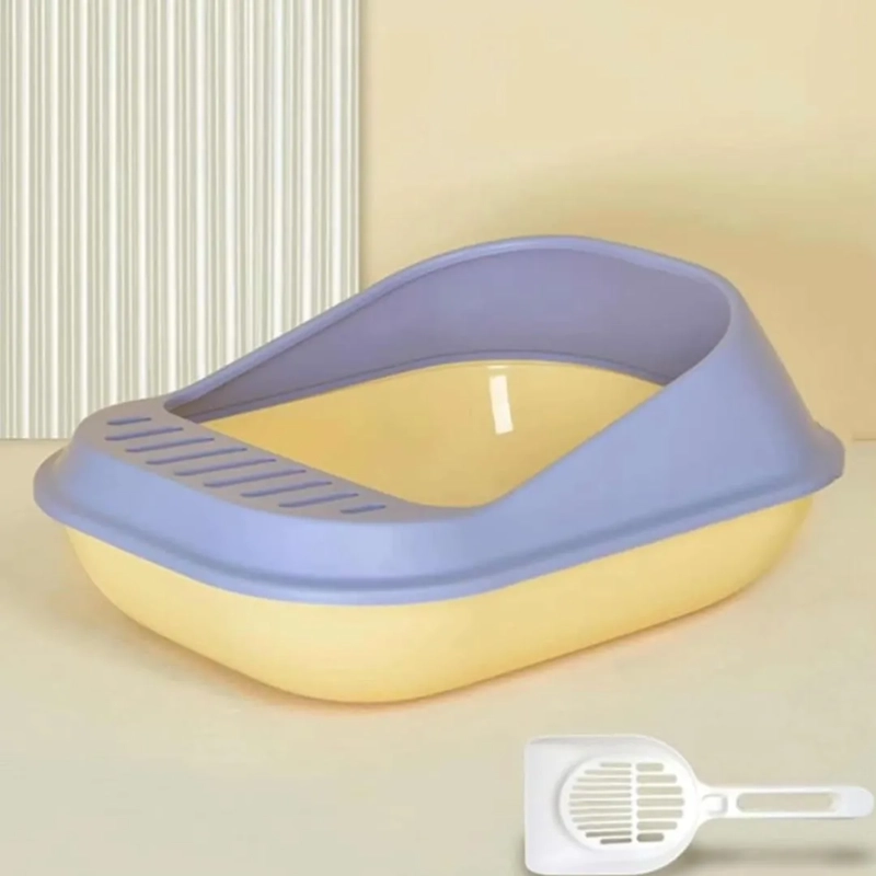 CAJA DE ARENA PARA GATOS BAÑO SANITARIO DE MASCOTA GRANDE XL - 2
